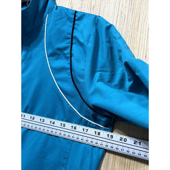 Reebok - Women's Long Sleeve Sports Jacket - Aqua Blue - Medium - Picture 3 of 16